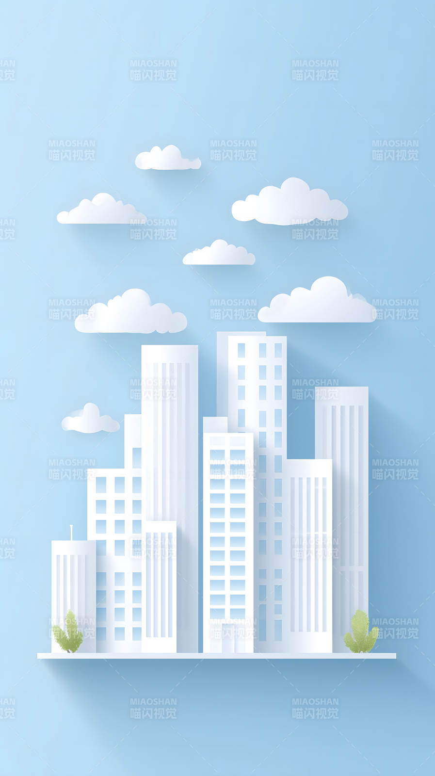 城市风光纸雕艺术图片