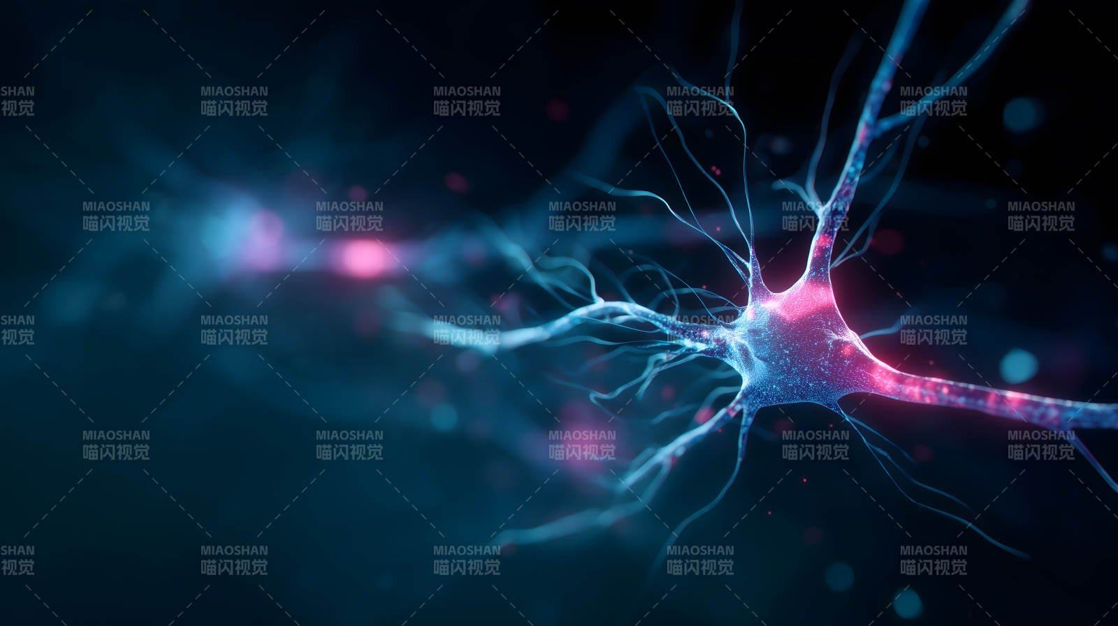 神经元艺术渲染图片
