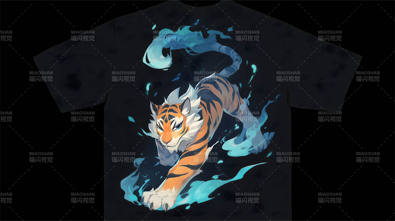 虎纹衫图案栩栩如生图片