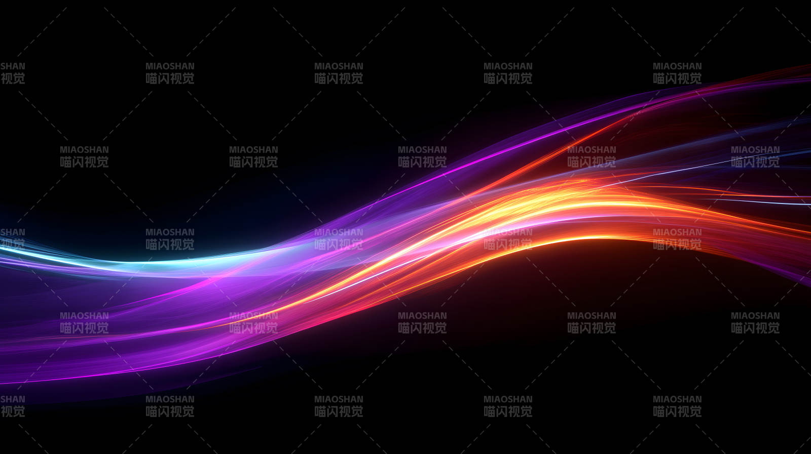 绚丽光束舞动夜空图片