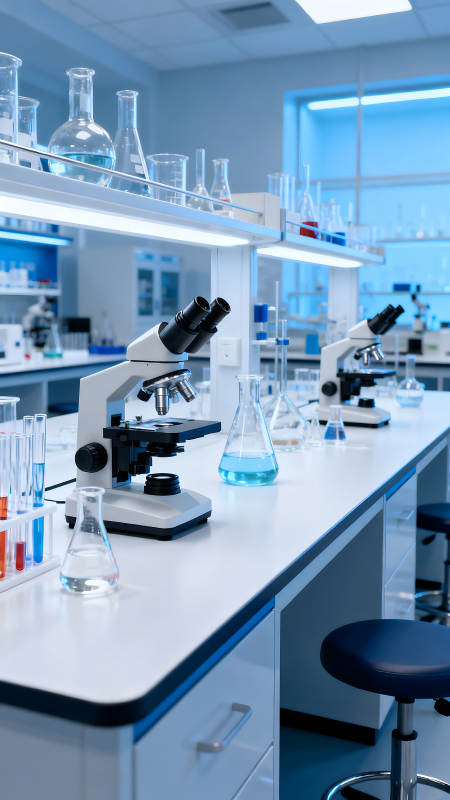 实验室仪器场景图片