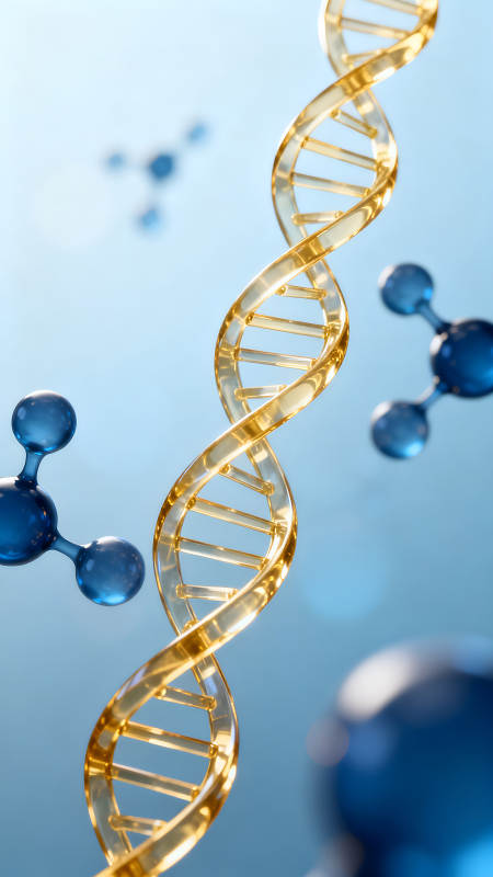 DNA螺旋结构及分子模型图图片