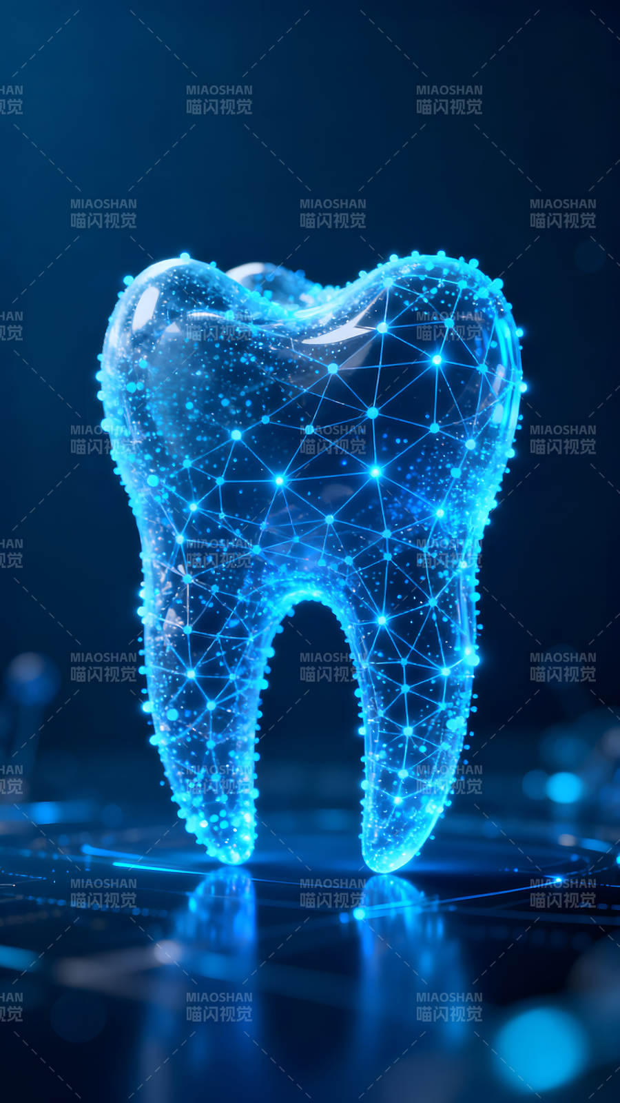 未来科技感齿状结构呈现图片