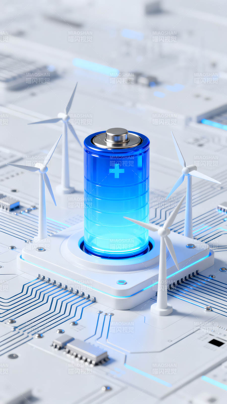 电池风力发电储能图片