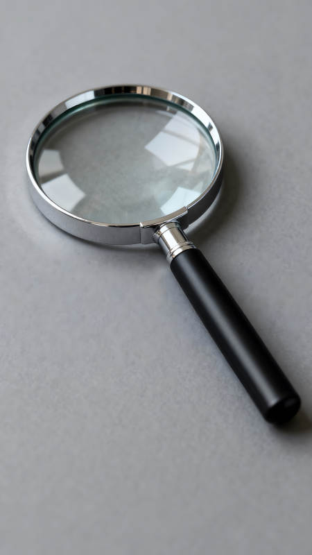 放大镜特写细节展示图片