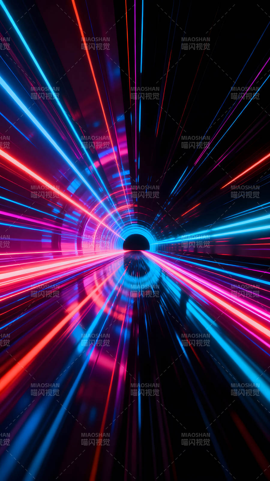 光线隧道未来科技感图片
