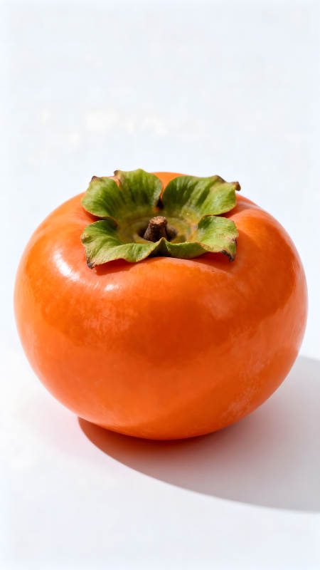 鲜艳柿子特写静物美食诱人图片