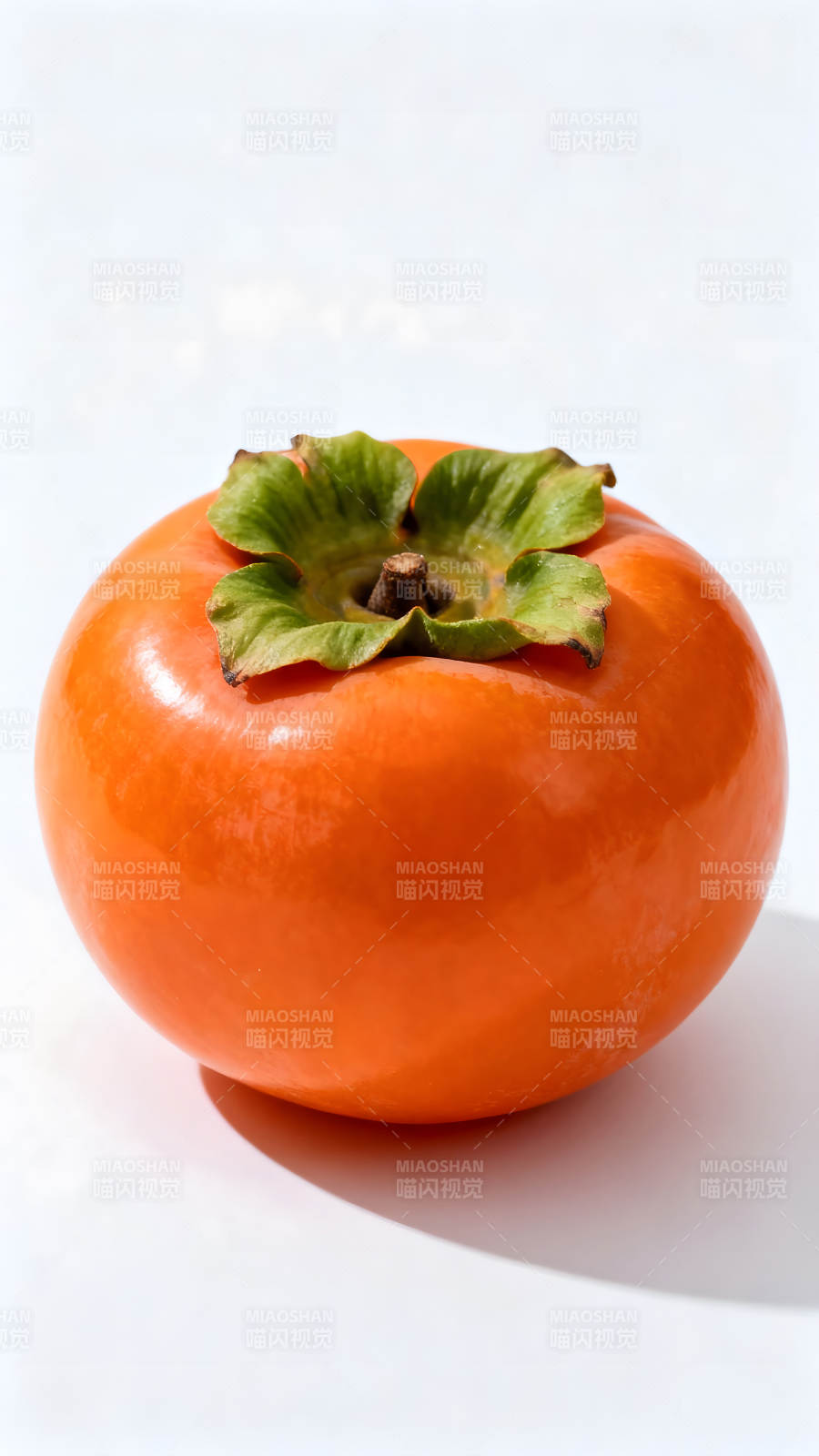 鲜艳柿子特写静物美食诱人图片