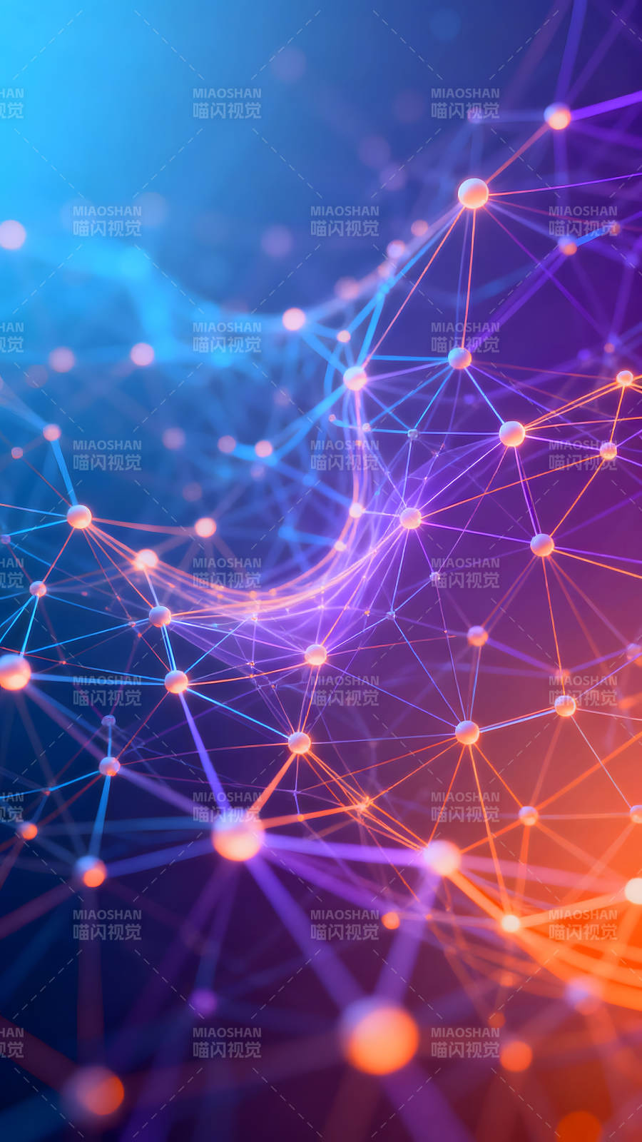 抽象科技网络连接图图片