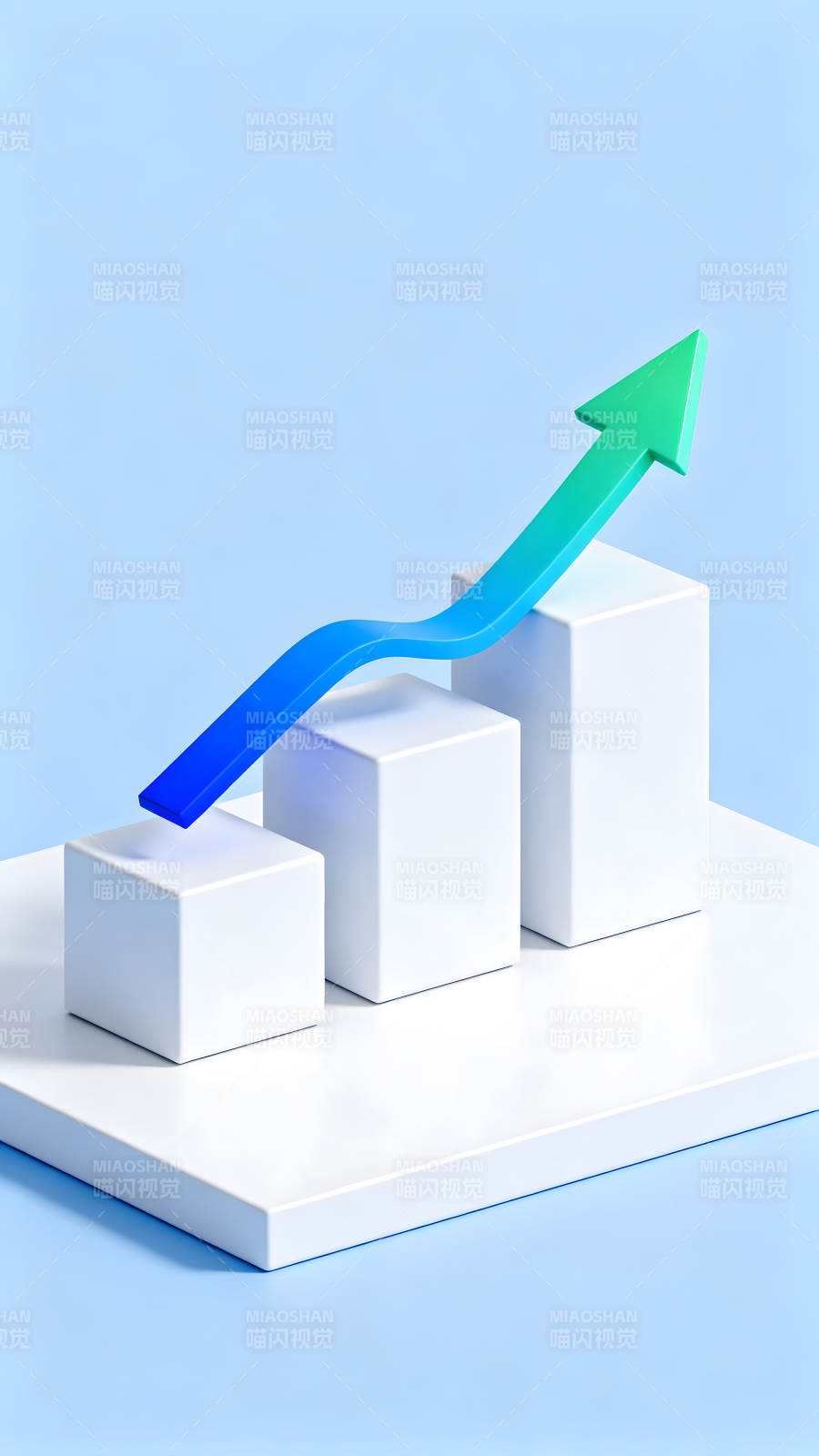 上升趋势图表展示增长图片