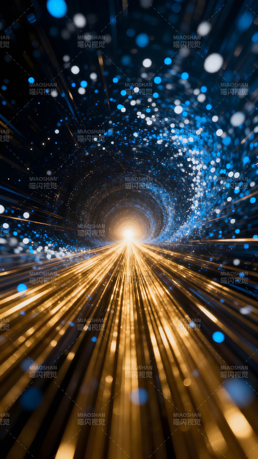 光芒隧道璀璨时空图片