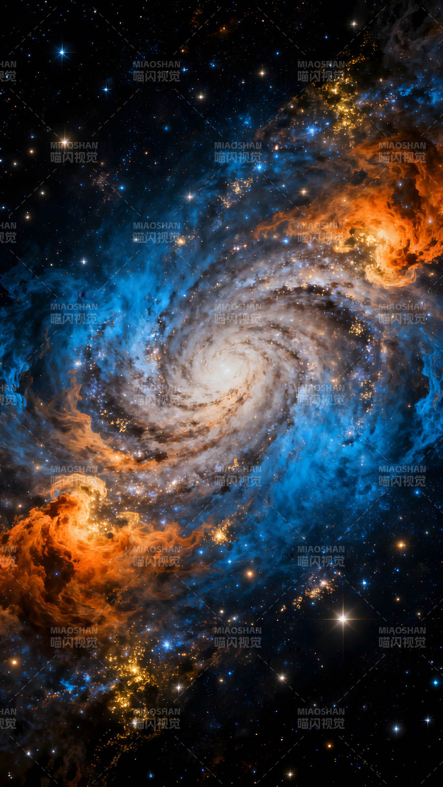 星云漩涡壮丽宇宙景象图片