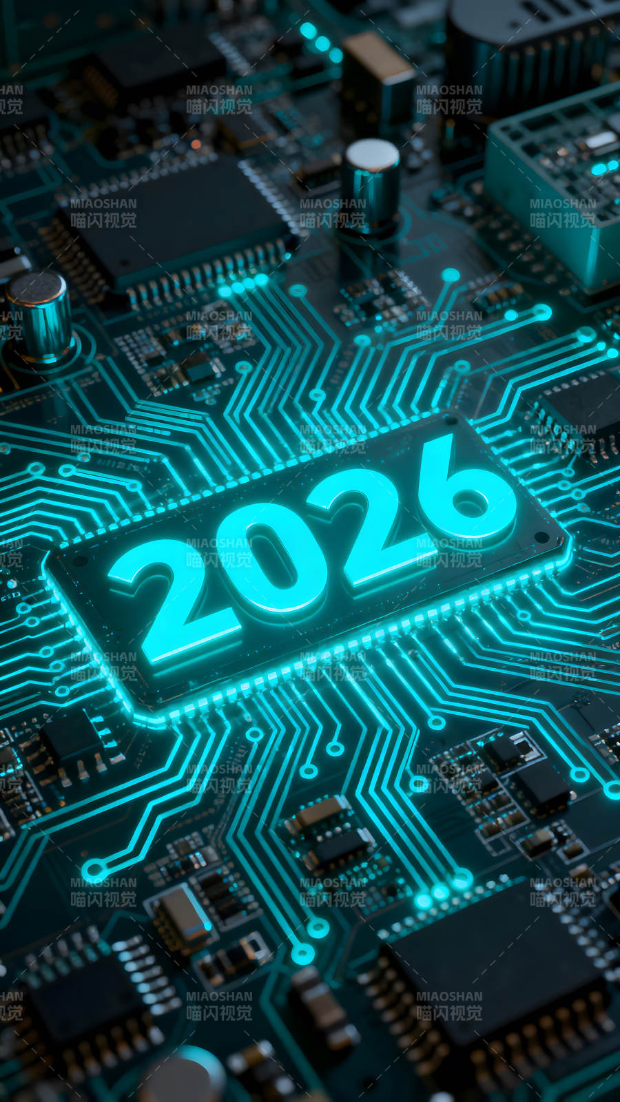 电路板上的2026年图片