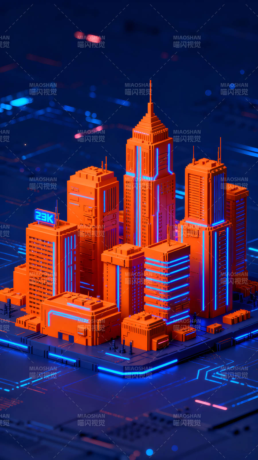 未来科技城市建筑设计图片