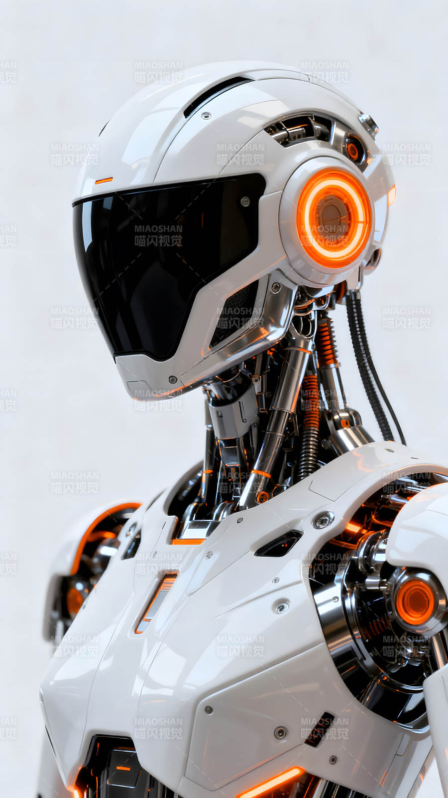 未来机器人设计充满科技感图片