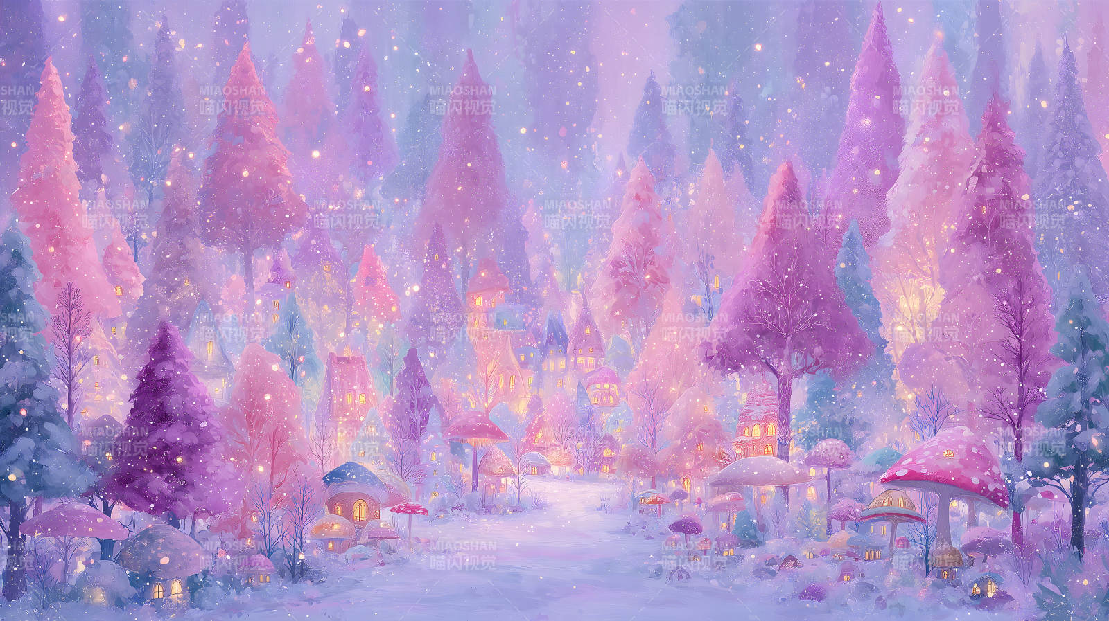 梦幻仙境般的童话森林图片