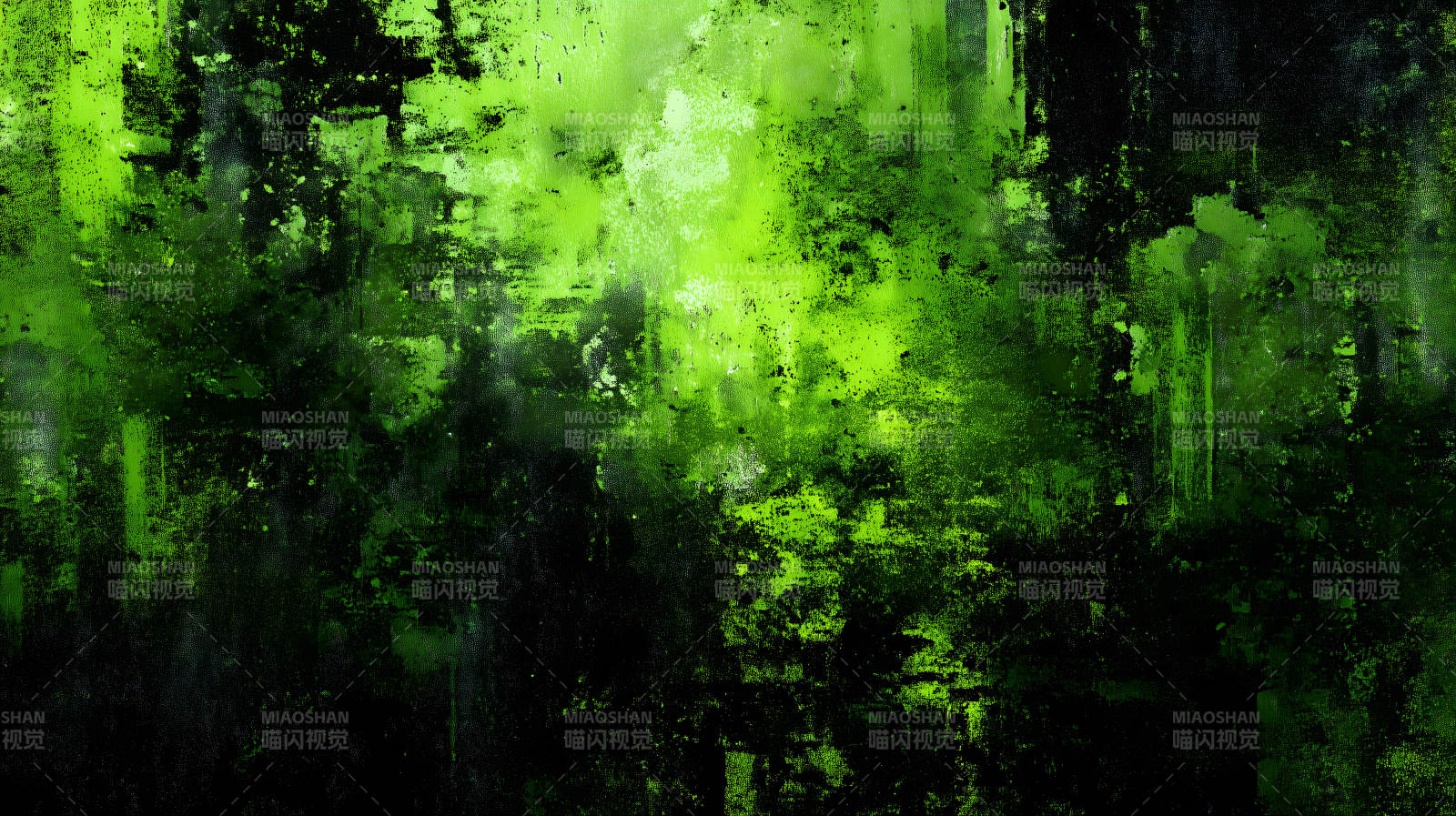 抽象绿色与黑色纹理背景图片