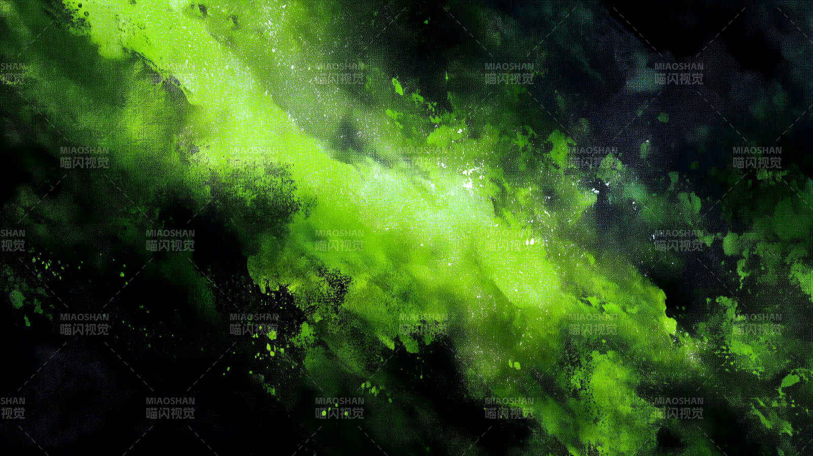 绿色的抽象绘画图片