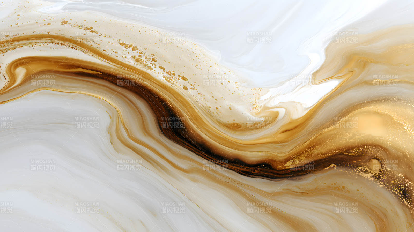 金白色大理石纹理艺术图片
