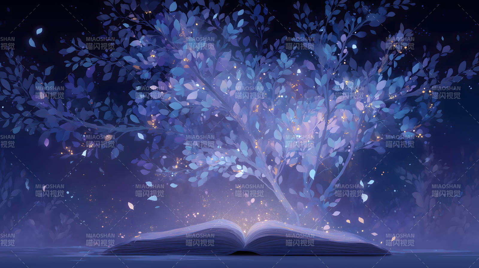 梦幻树与魔法书图片