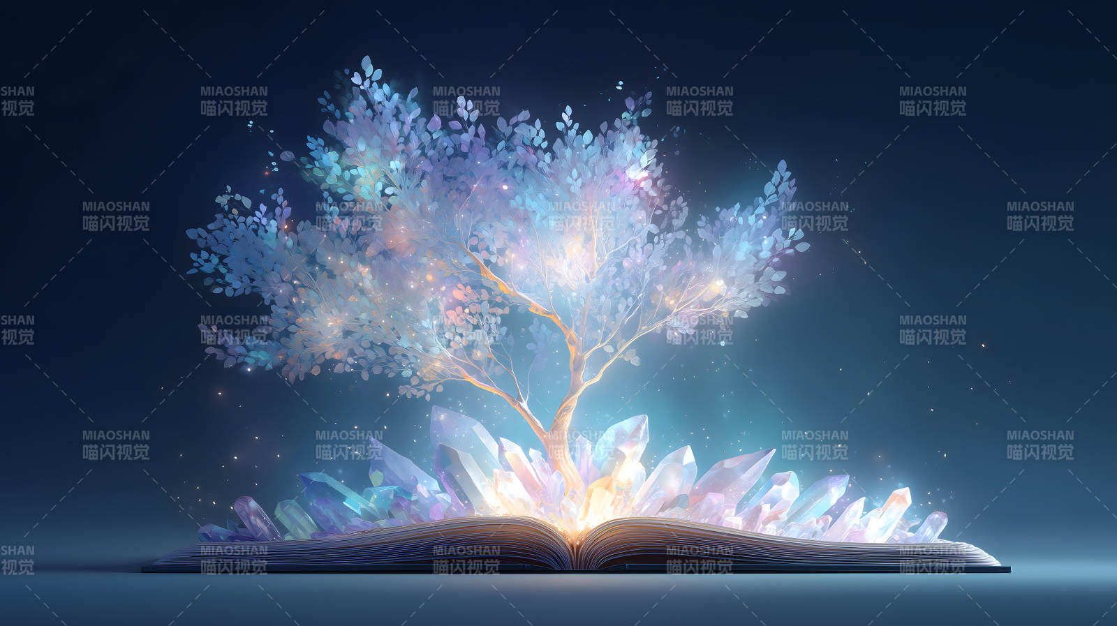 知识之树绽放光芒图片