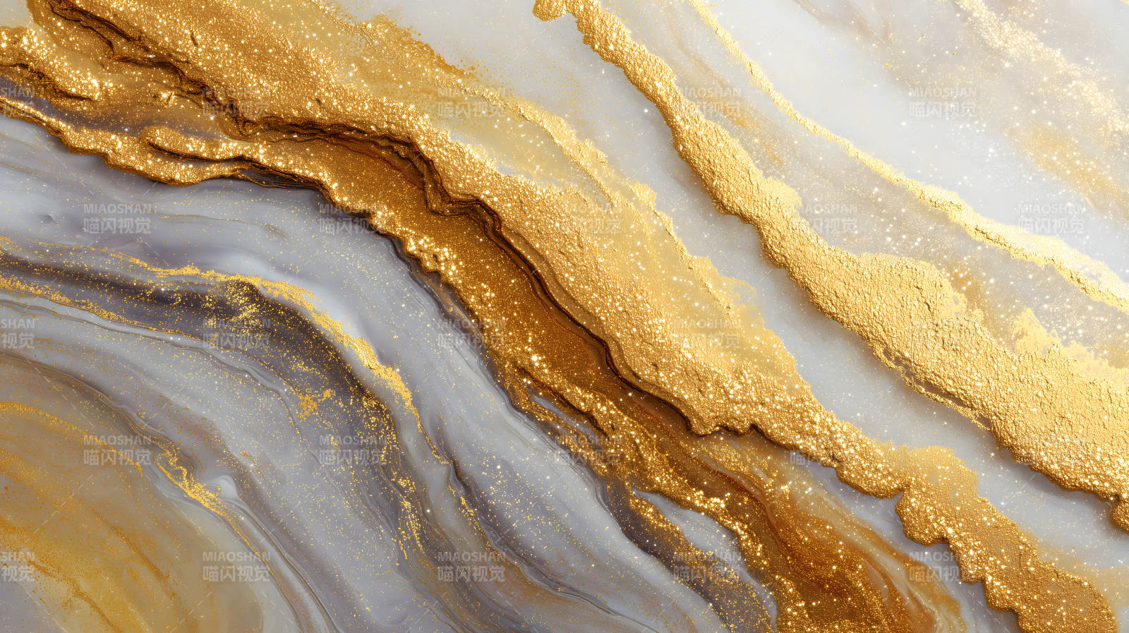 金色纹理大理石抽象艺术图片
