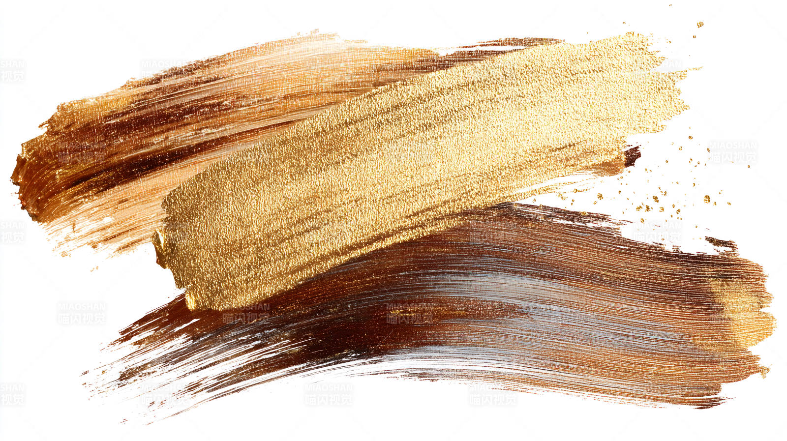 金光闪耀的抽象画作图片