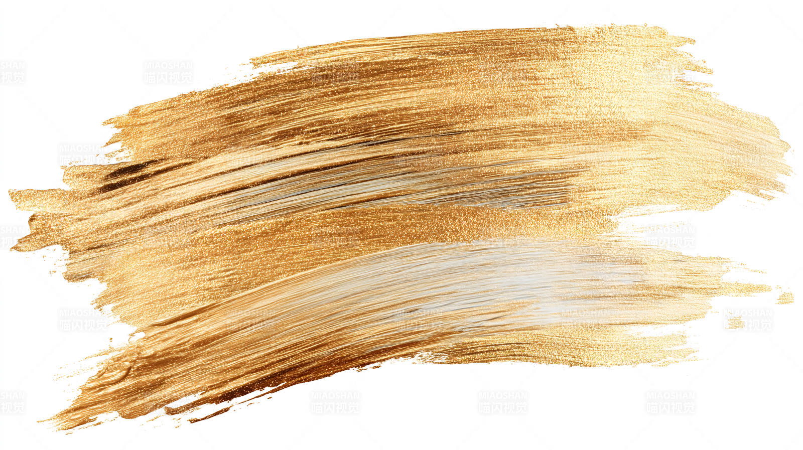 金色笔刷质感抽象背景图片