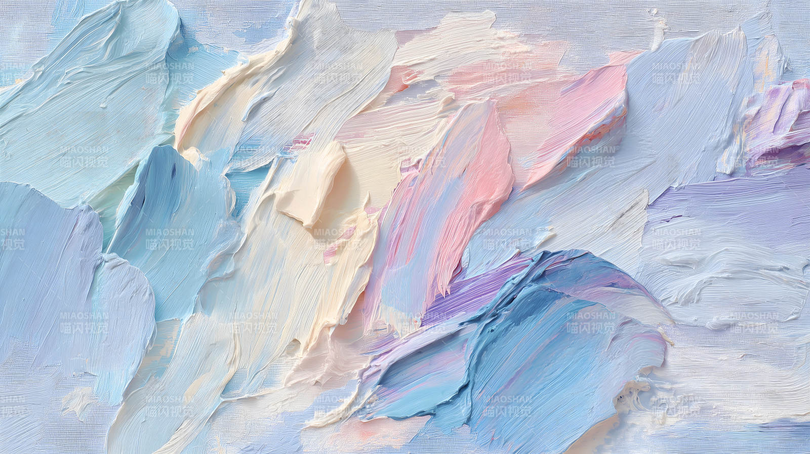 油画笔触色彩柔和浪漫图片