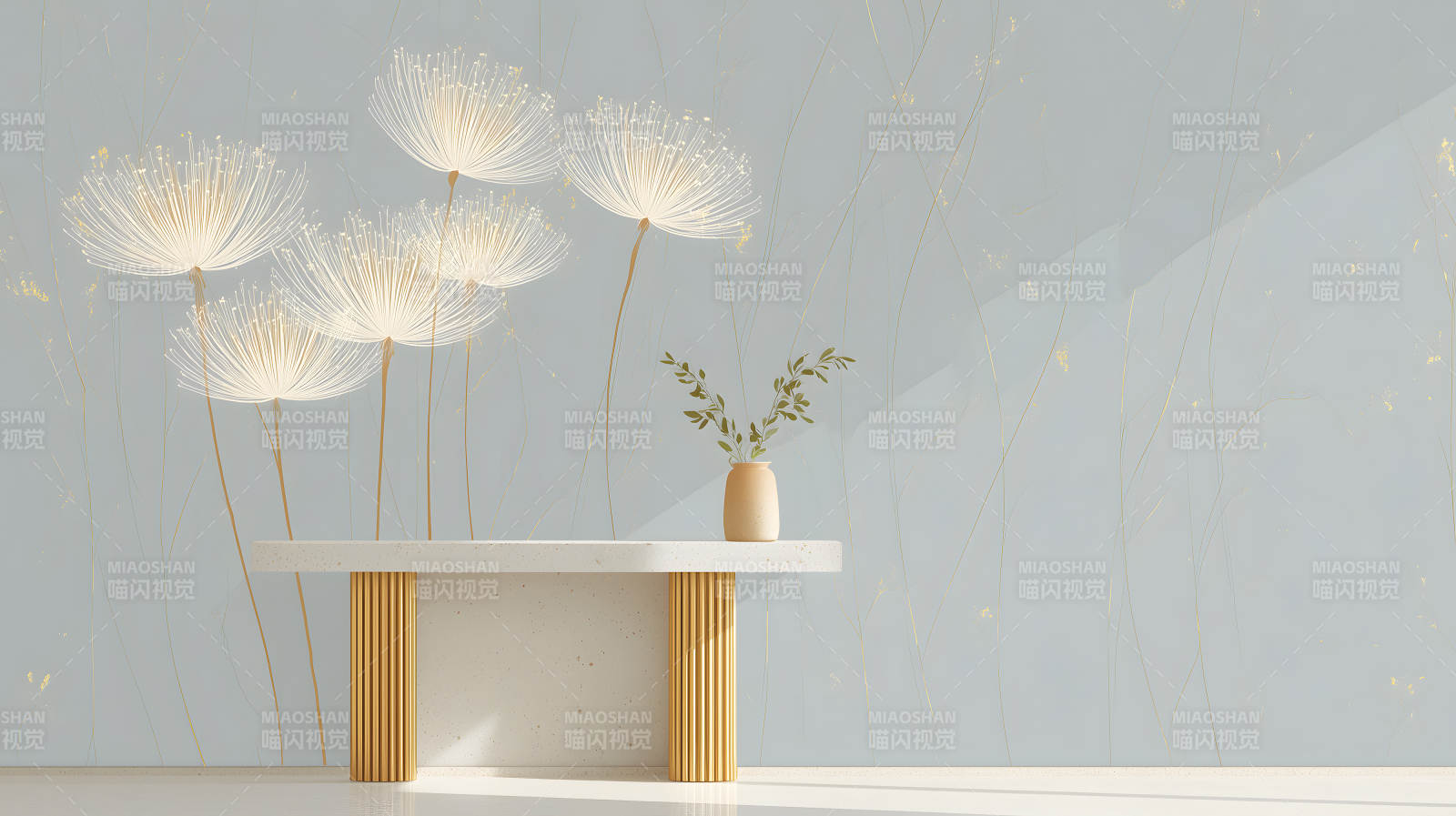 淡雅风格的壁纸和装饰图片