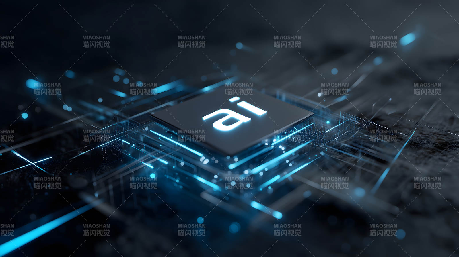 人工智能芯片概念图图片