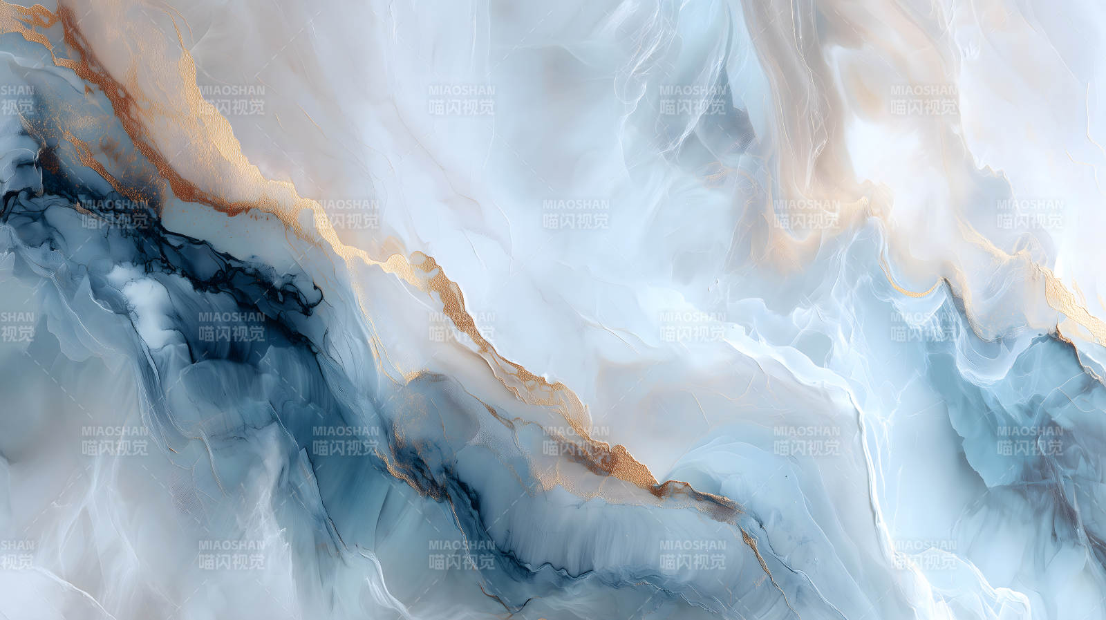 水墨晕染质感抽象艺术作品图片