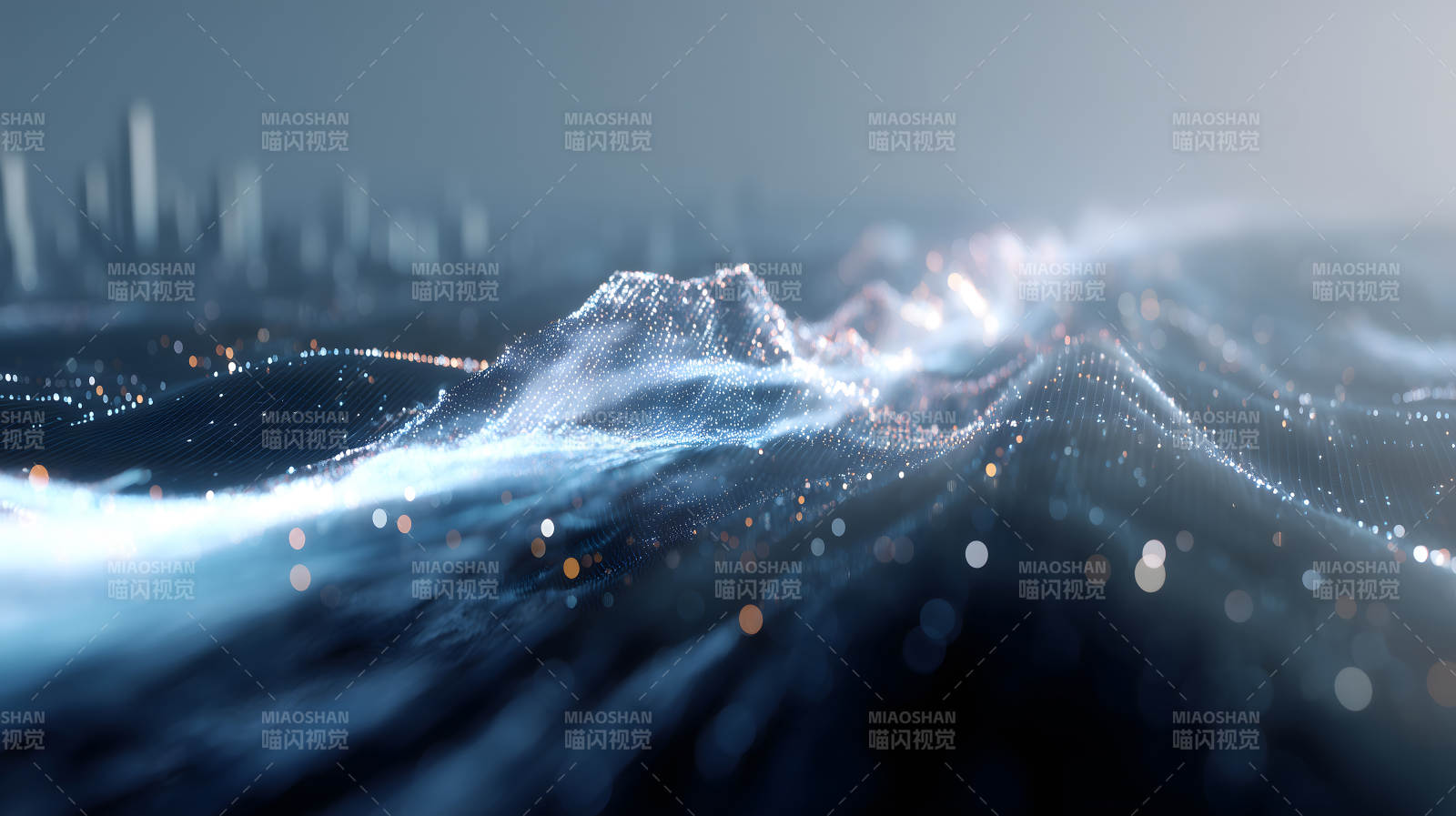 抽象数据景观科技感十足图片