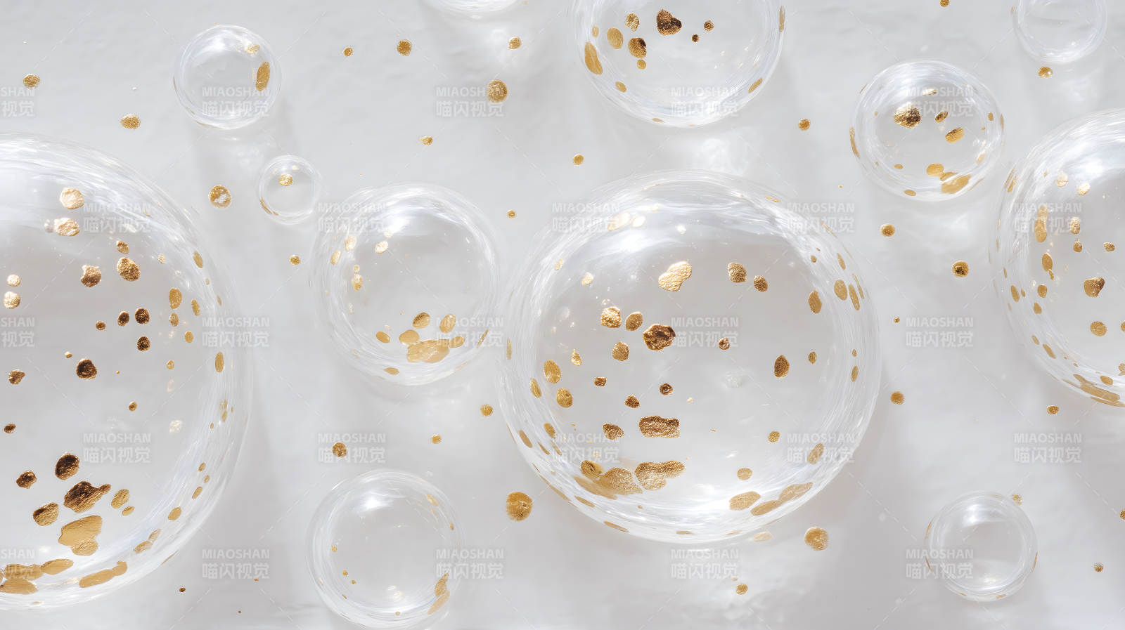 金箔气泡背景图图片