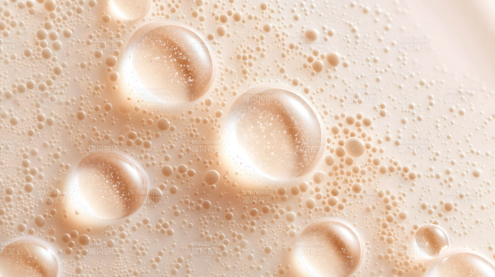 气泡晶莹细腻质感光影图片