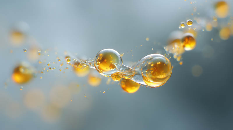 抽象液体球体艺术创作图片