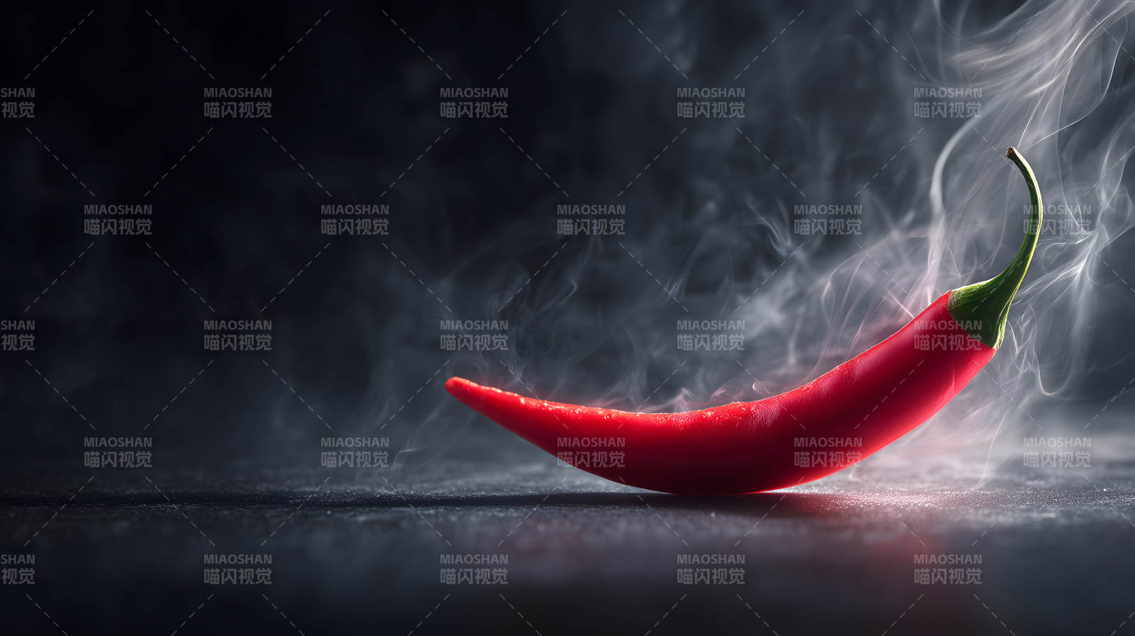 辣椒冒烟视觉效果图片