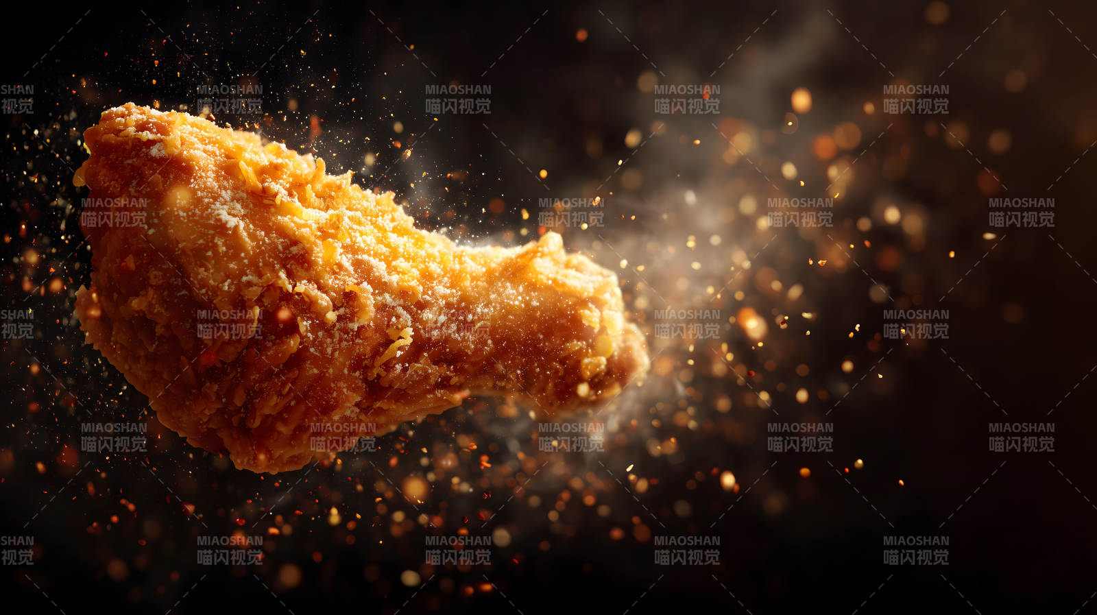 炸鸡特写美食诱人图片