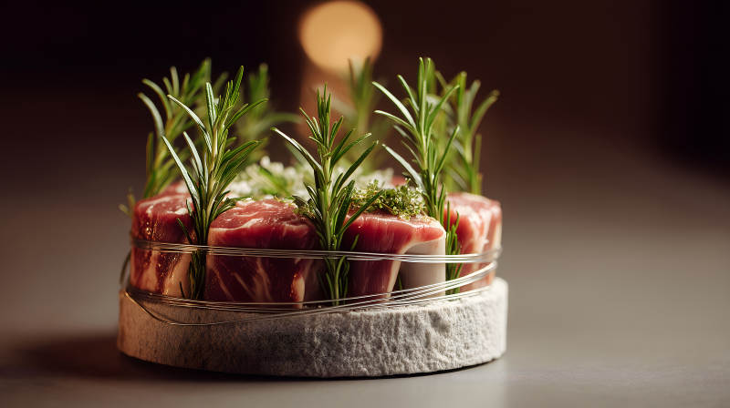 精致美食艺术摆盘图片