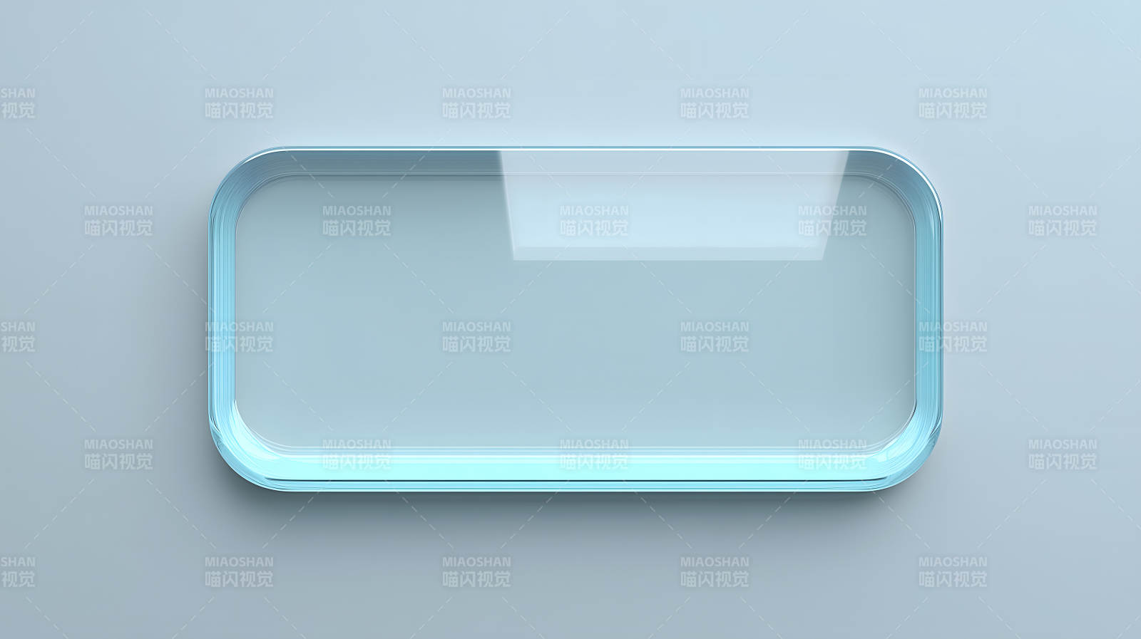 蓝色矩形框内有反射光图片