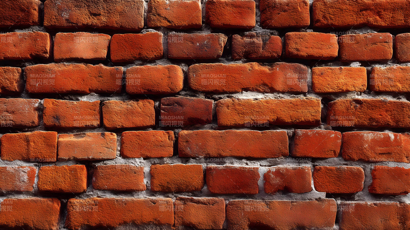 红砖墙壁细节特写纹理粗糙图片