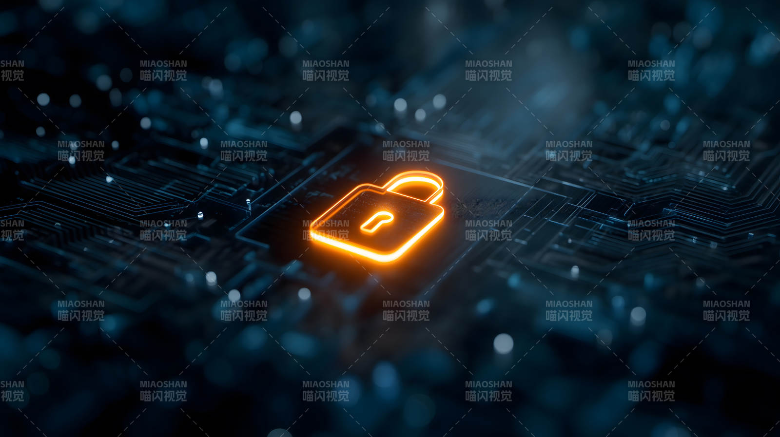 网络安全加密锁图像图片