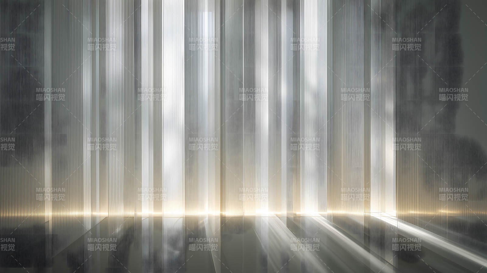 竖条纹光影空间图片