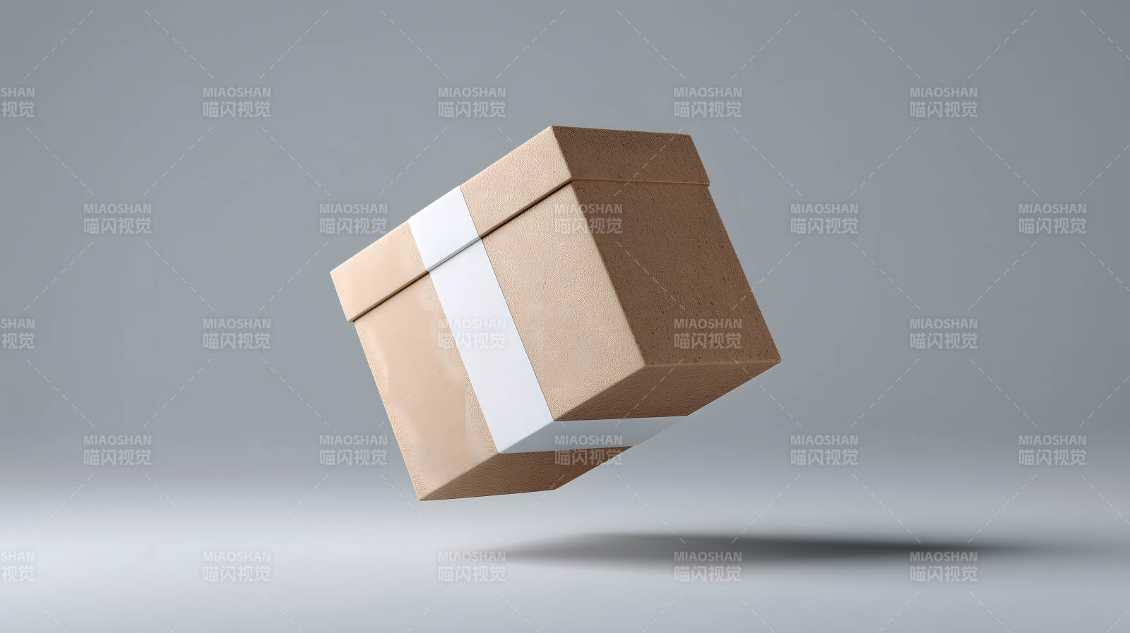 悬浮包装盒静谧氛围图片