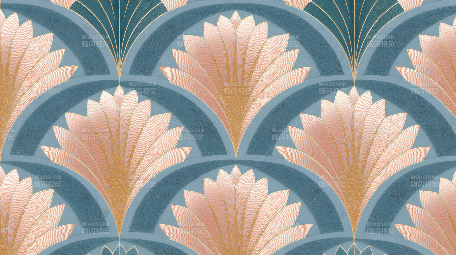 复古几何花纹壁纸设计图片