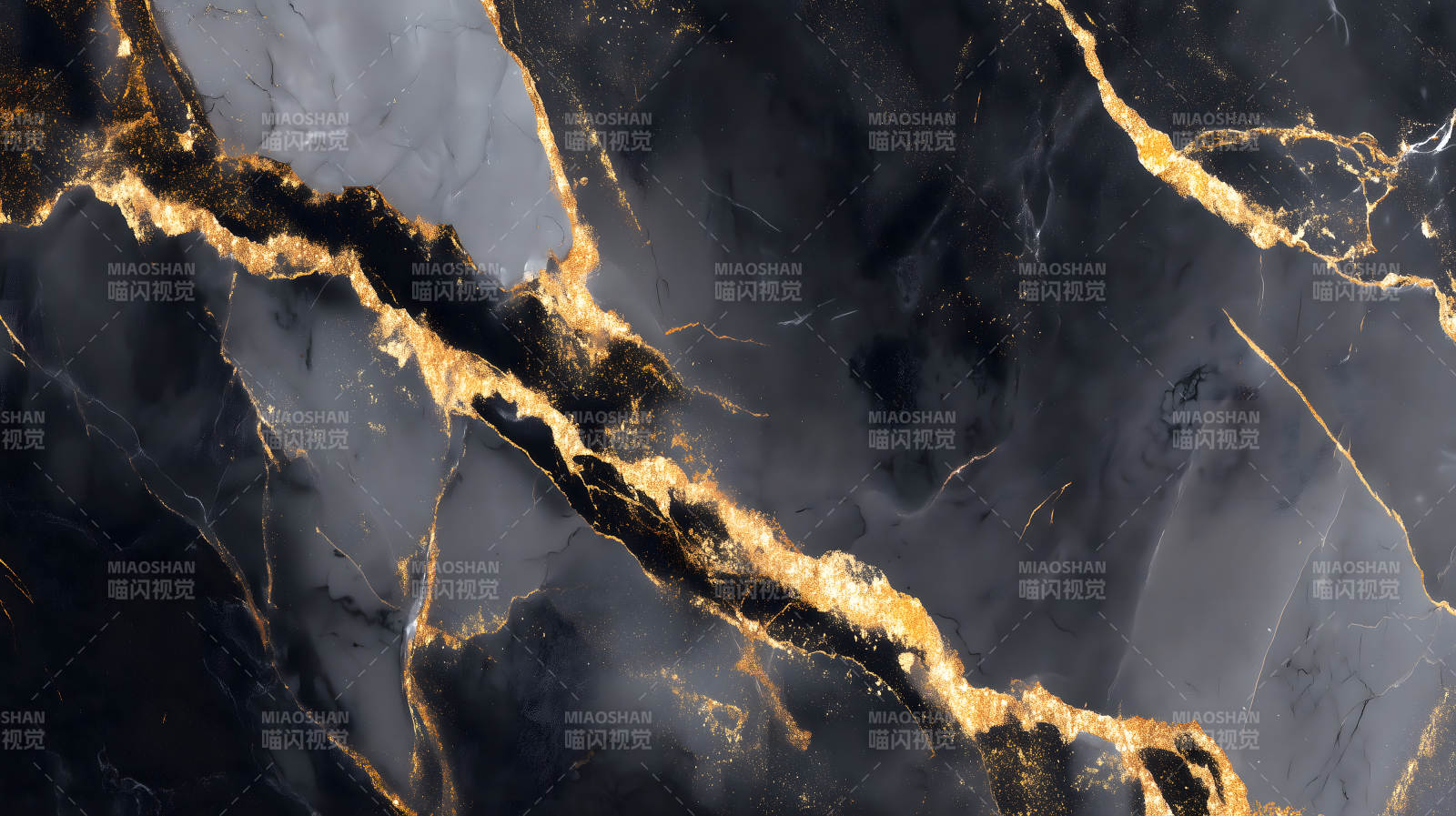 黑色大理石纹理金色纹路图片