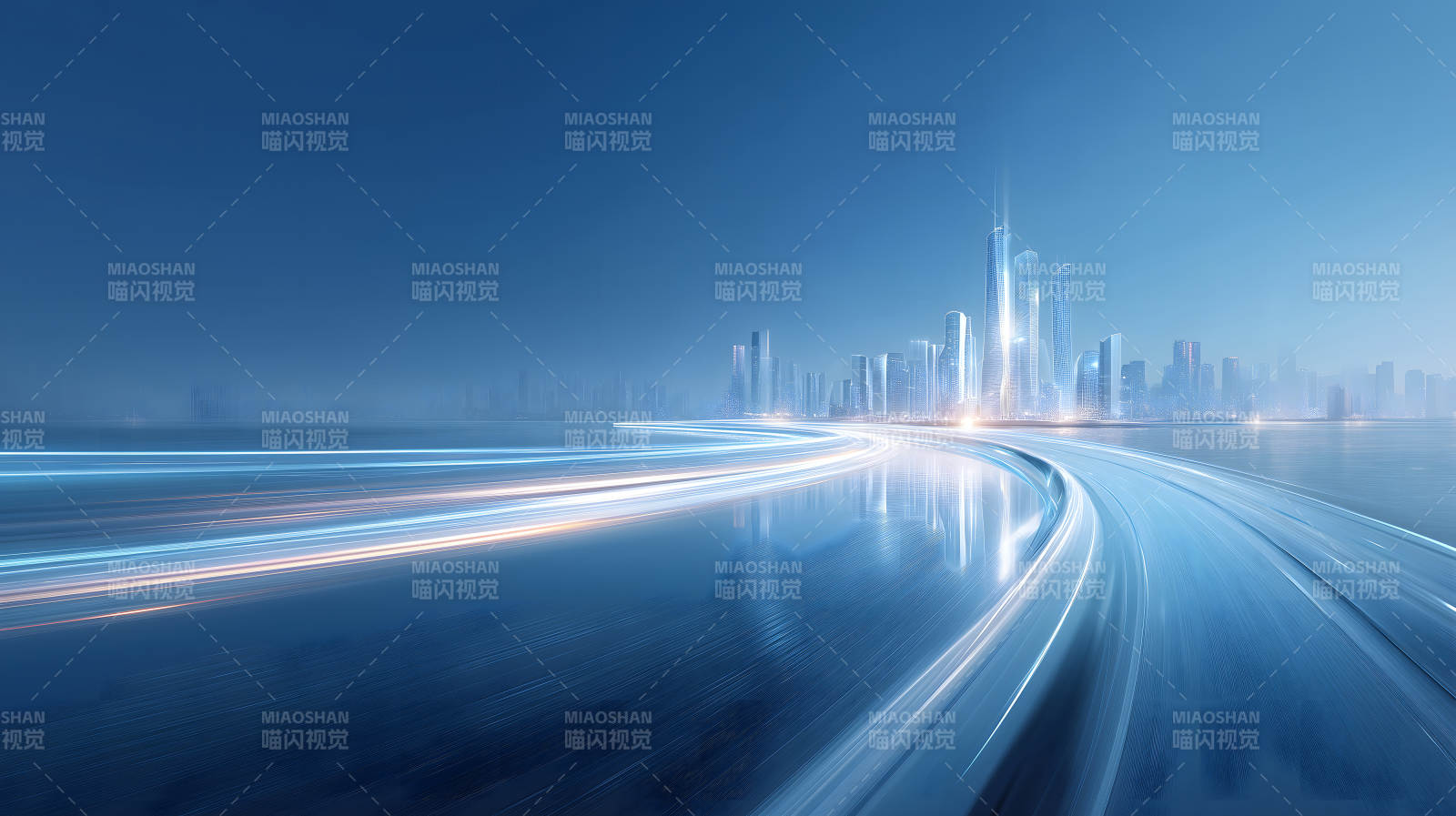 未来城市高速公路图片