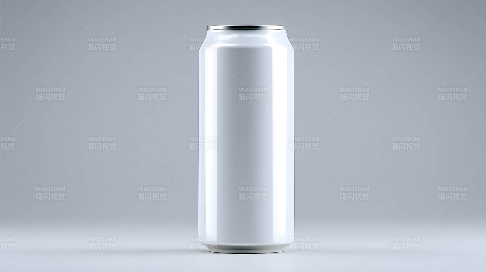 白色罐体简洁设计纯净光影效果图片