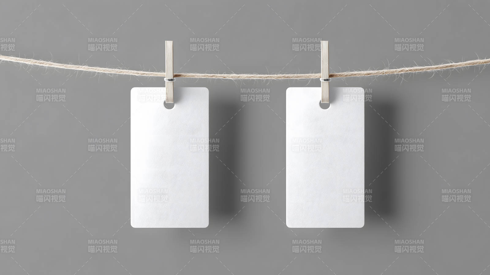 悬挂空白标签简约风格图片