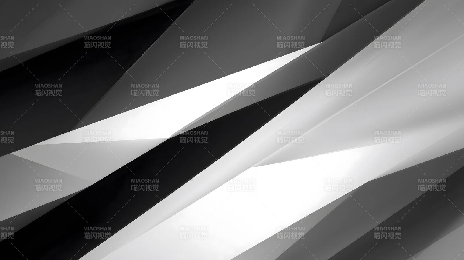 抽象几何黑白构成图片